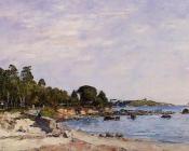 尤金 布丹 : Juan-les-Pins, the Bay and the Shore